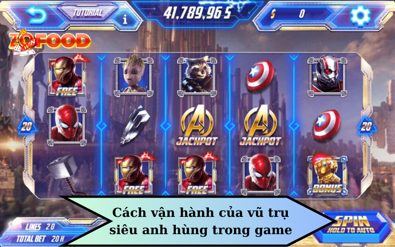 Cách vận hành của vũ trụ siêu anh hùng trong game