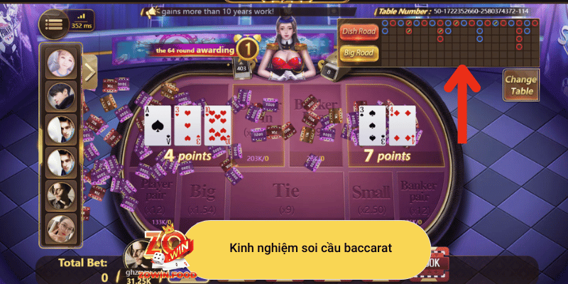 Soi cầu, đoán cửa khi chơi baccarat online