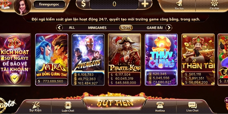 Quay slot nổ hũ trúng ngay Jackpot khủng